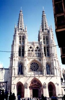 Burgos - Front of Cathedral